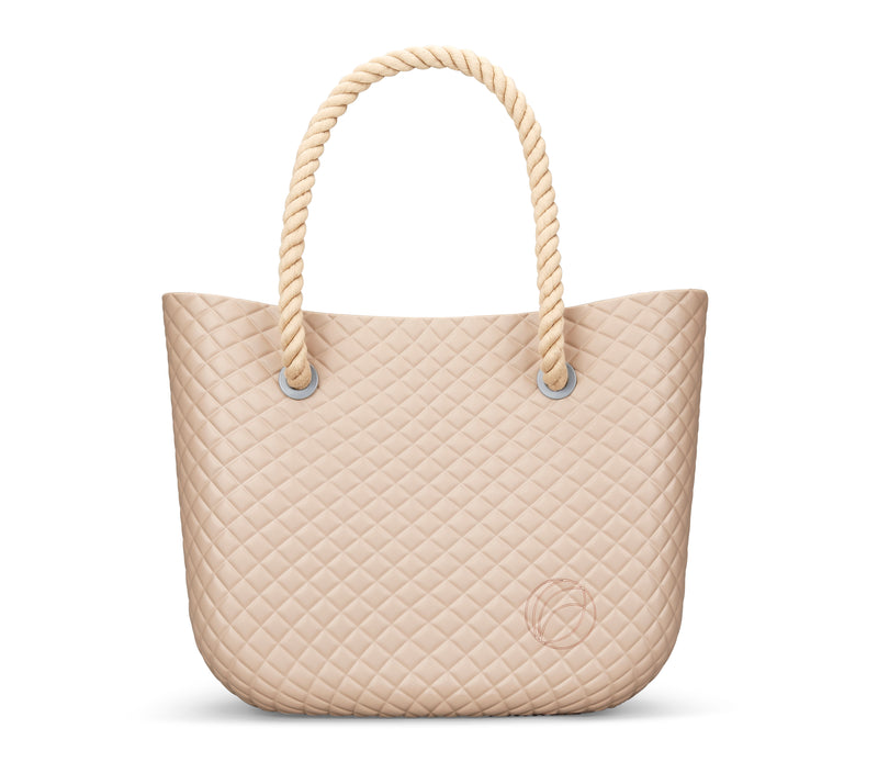 Beige Beach Bag