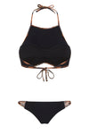 Animal Instinct Halter Crop Bikini Top