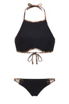 Animal Instinct Halter Crop Bikini Top