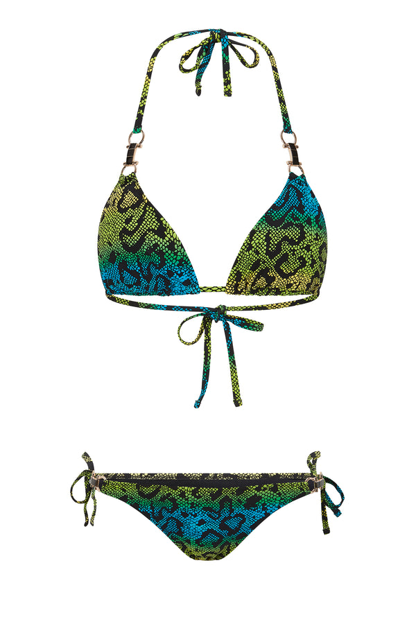Electric Cobra Triangle Bikini Top