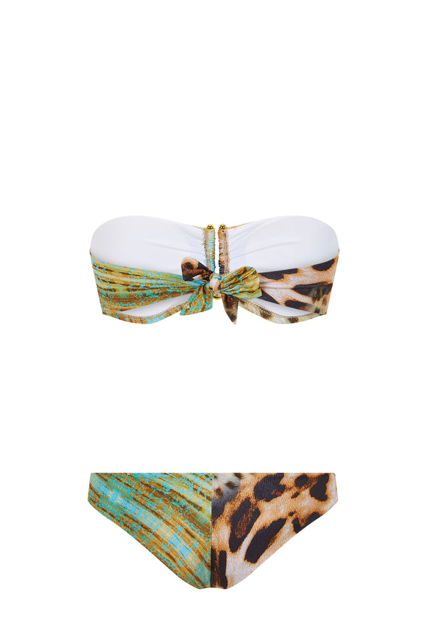 Leopard Whipray Reversible Bikini Bottom