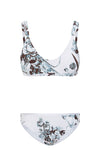 Noir Pansy Bikini Top