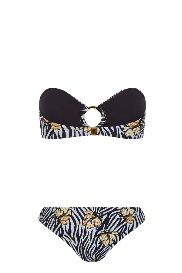 Golden Zebra Bikini Bottom